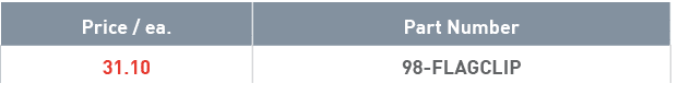Price   ea ,Part Number,31 10,98-FLAGCLIP