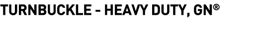  Turnbuckle - Heavy Duty, GN 