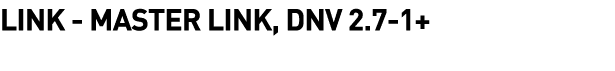  Link - Master Link, DNV 2 7-1+