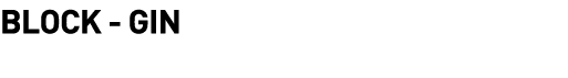  Block - Gin