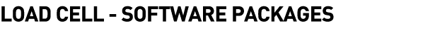  Load Cell - Software Packages