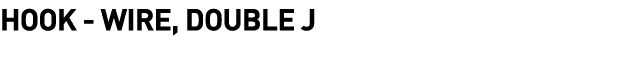 Hook - Wire, Double J 