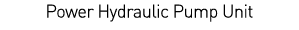 Power Hydraulic Pump Unit