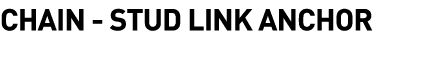  Chain - Stud Link Anchor 