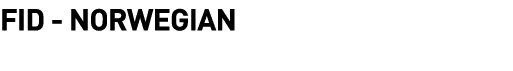  Fid - Norwegian