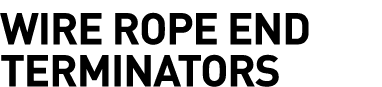  Wire Rope End terminators